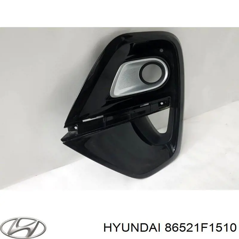 86521F1510 Hyundai/Kia rejilla de antinieblas delantera izquierda