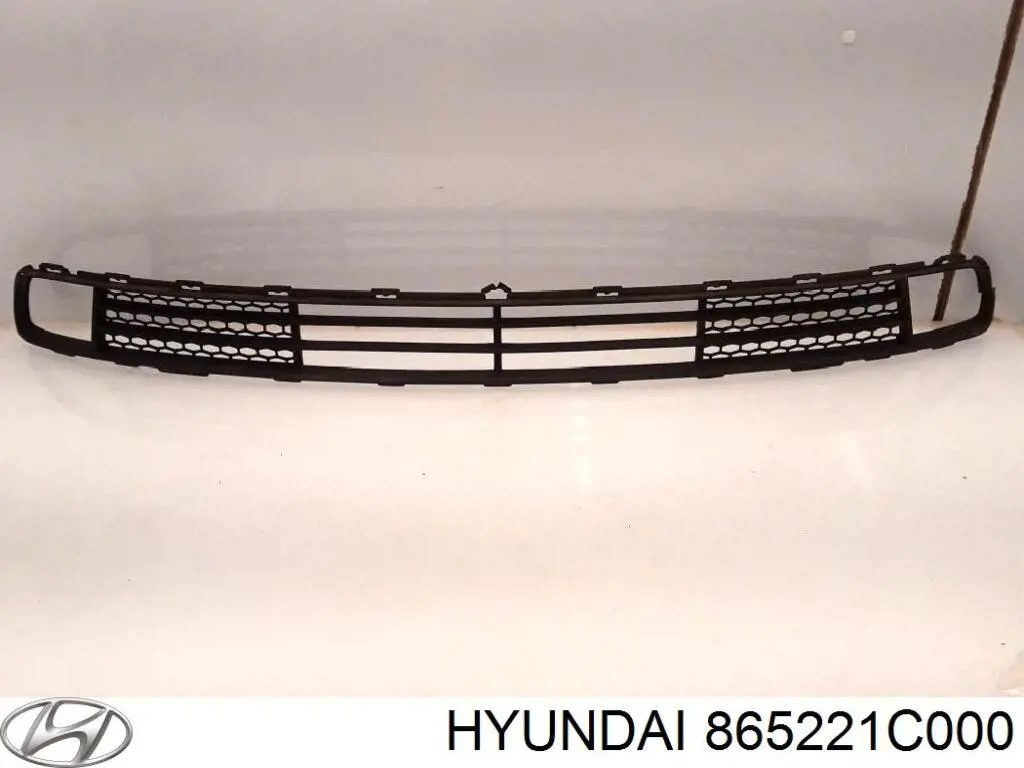 Rejilla de ventilación, parachoques delantero, central para Hyundai Getz 