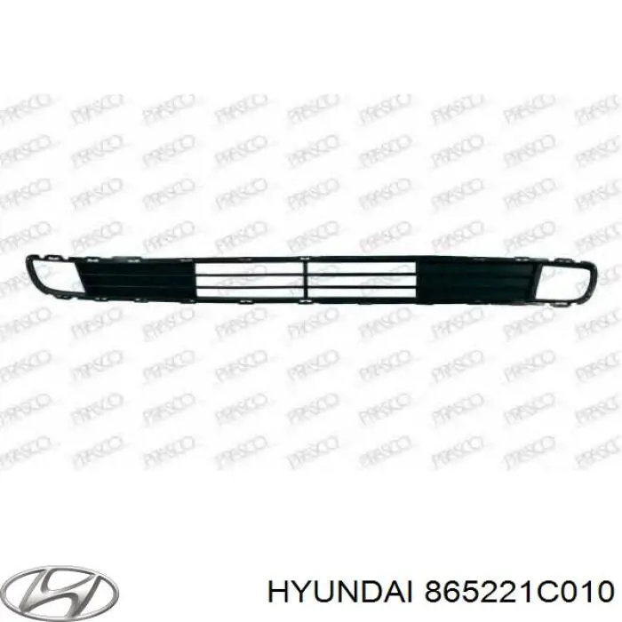 865221C010 Hyundai/Kia rejilla de ventilación, parachoques trasero, central