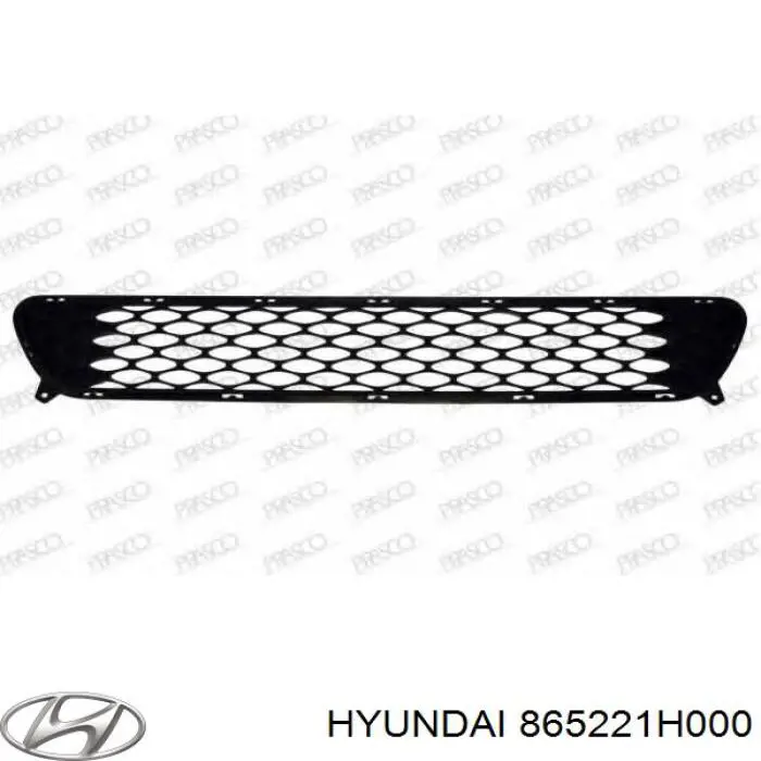 865221H000 Hyundai/Kia rejilla de ventilación, parachoques delantero, parte interior