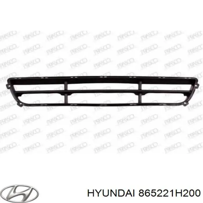 865221H200 Hyundai/Kia rejilla de ventilación, parachoques delantero, parte interior