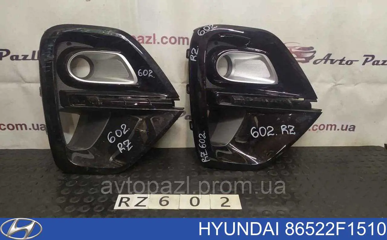 86522F1510 Hyundai/Kia rejilla de antinieblas delantera derecha