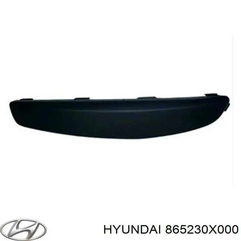 865230X000 Hyundai/Kia moldura de parachoques delantero izquierdo