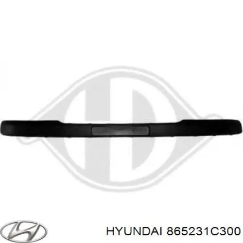 865231C300 Hyundai/Kia moldura de parachoques delantero