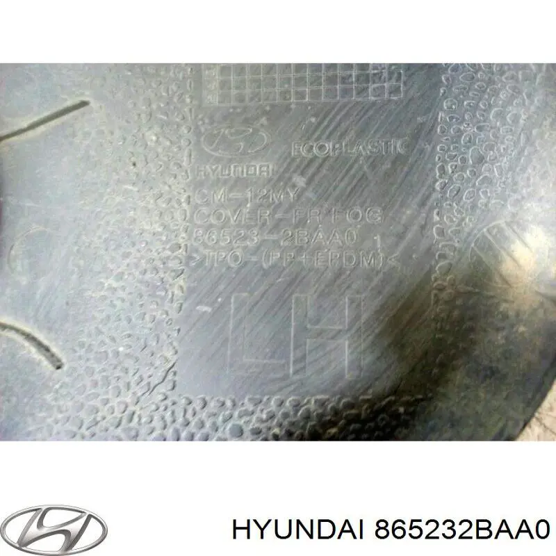 865232BAA0 Hyundai/Kia