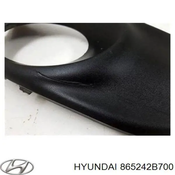 865242B700 Hyundai/Kia embellecedor, faro antiniebla derecho