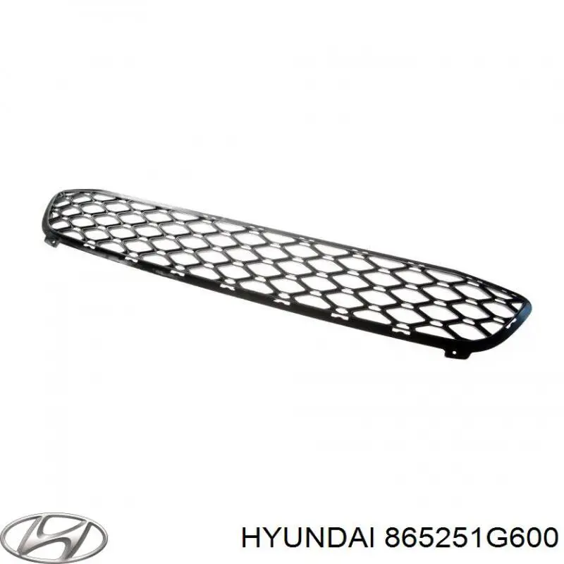 865251G600 Hyundai/Kia rejilla de ventilación, parachoques delantero