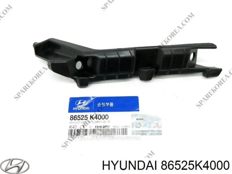 Comprar 86525K4000 Hyundai/Kia Soporte exterior izquierdo del parachoques delantero