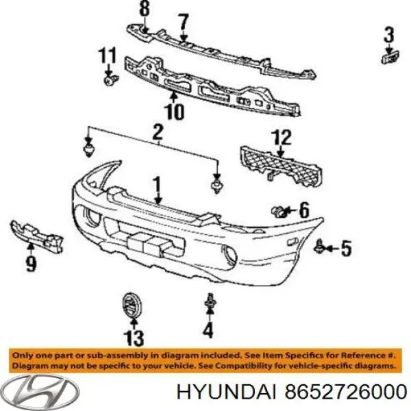 8652726000 Hyundai/Kia