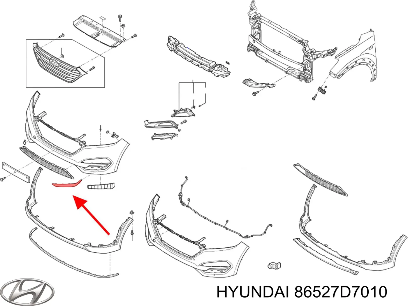 86527D7010 Hyundai/Kia