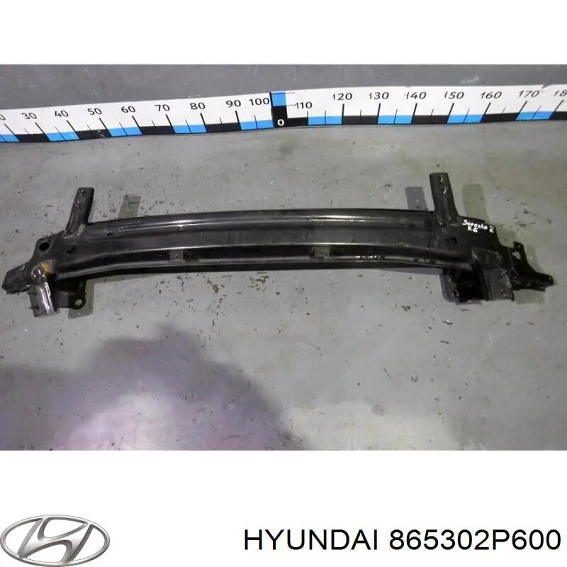 Refuerzo parachoque delantero 865302P600 Hyundai/Kia