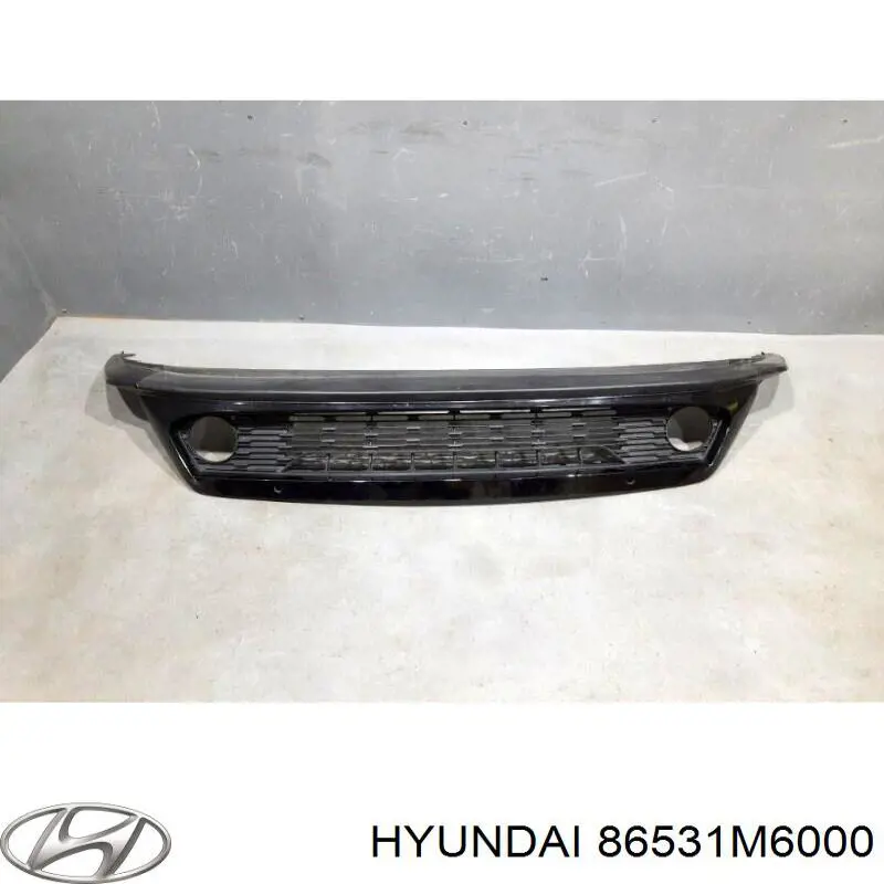 86531-M6000 Hyundai/Kia rejilla de ventilación, parachoques trasero, central