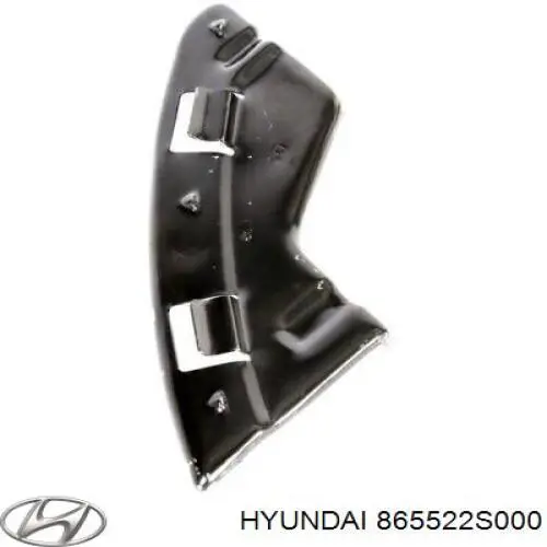 865522S000 Hyundai/Kia soporte de parachoques delantero derecho