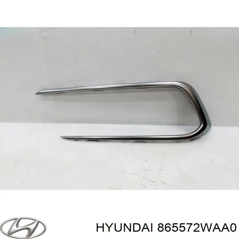 865572WAA0 Hyundai/Kia embellecedor, faro antiniebla izquierdo