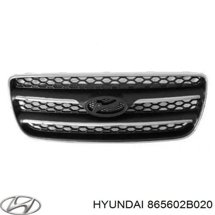865602B020 Hyundai/Kia rejilla de radiador