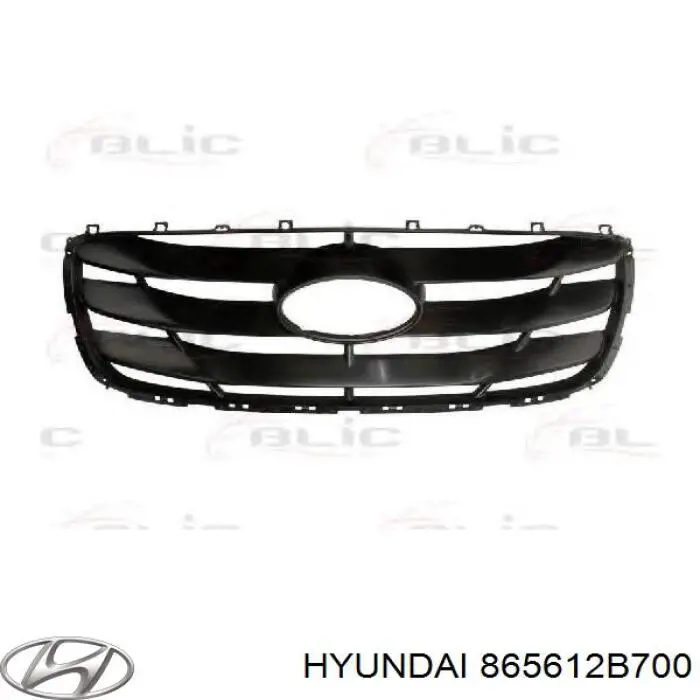 Comprar 865612B700 Hyundai/Kia Rejilla frontal