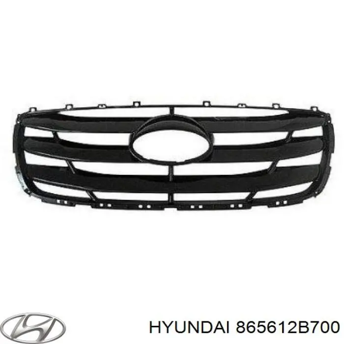 865612B700 Hyundai/Kia rejilla de radiador