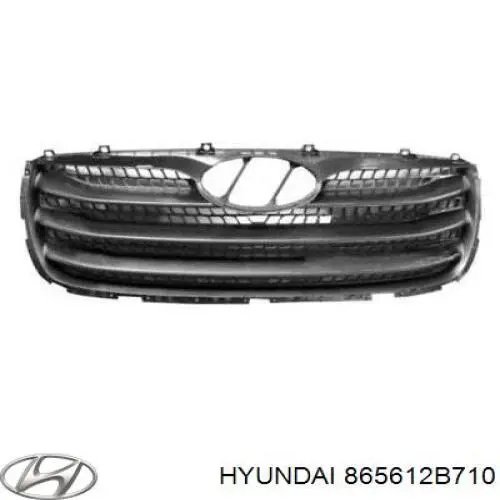 Rejilla delantera Hyundai/Kia 865612B710 precio, desde 111,03 EUR