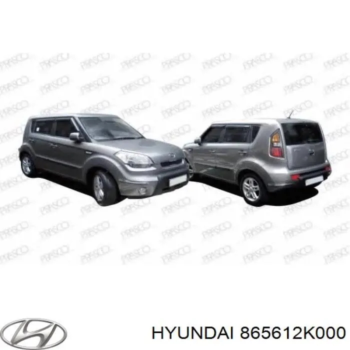 Comprar 865612K000 Hyundai/Kia Rejilla del parachoques delantero