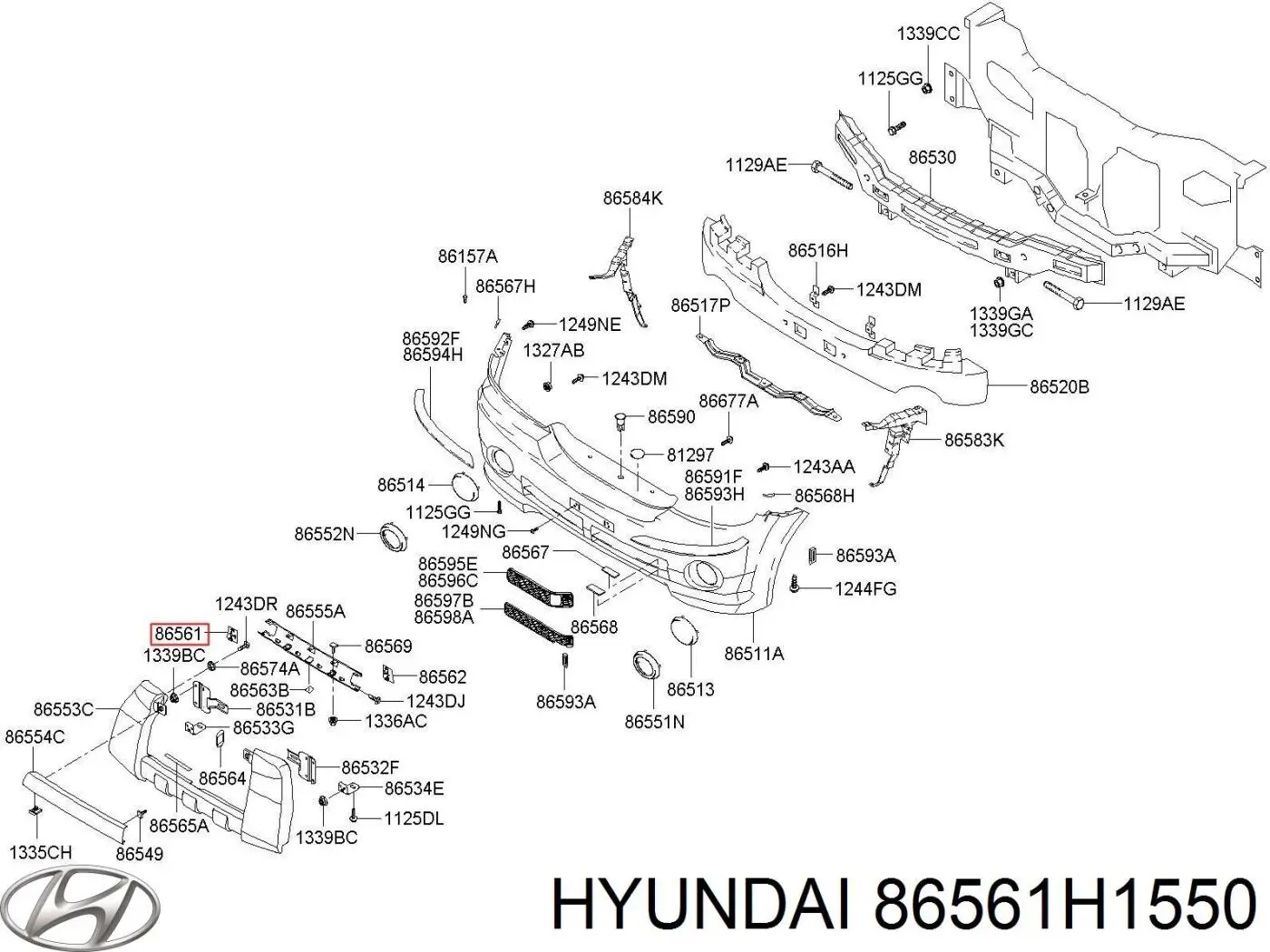  Hyundai/Kia 86561H1550 precio, desde 11,45 EUR