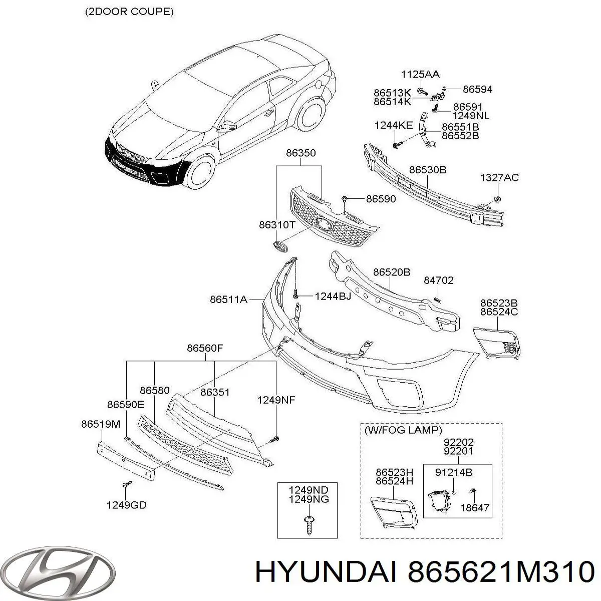 865621M310 Hyundai/Kia