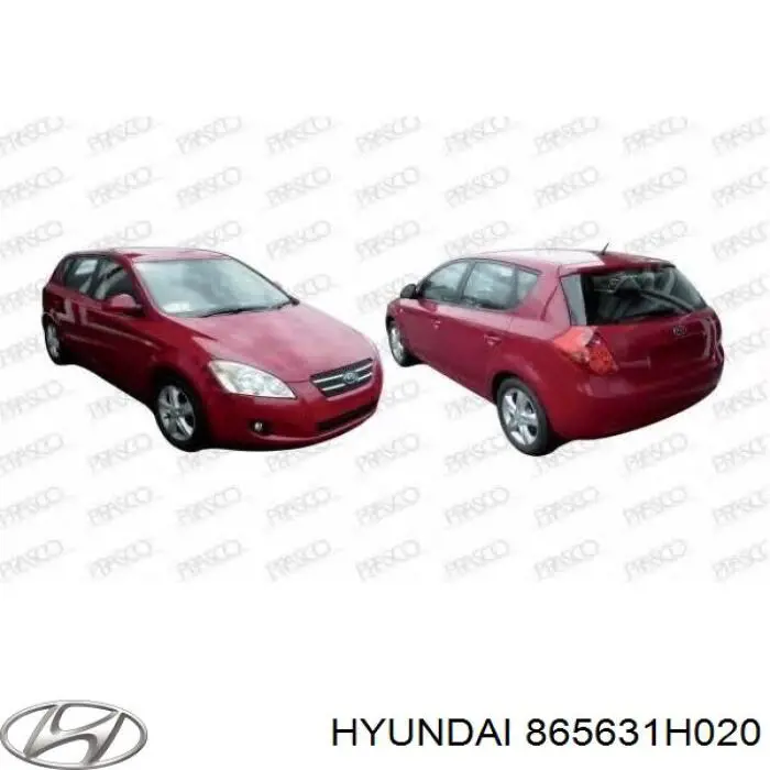 Comprar 865631H020 Hyundai/Kia Rejilla del parachoques delantera izquierda
