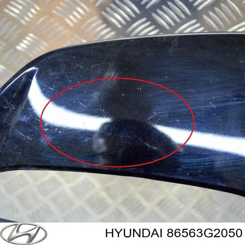 86563G2050 Hyundai/Kia Embellecedor de faro antiniebla izquierdo