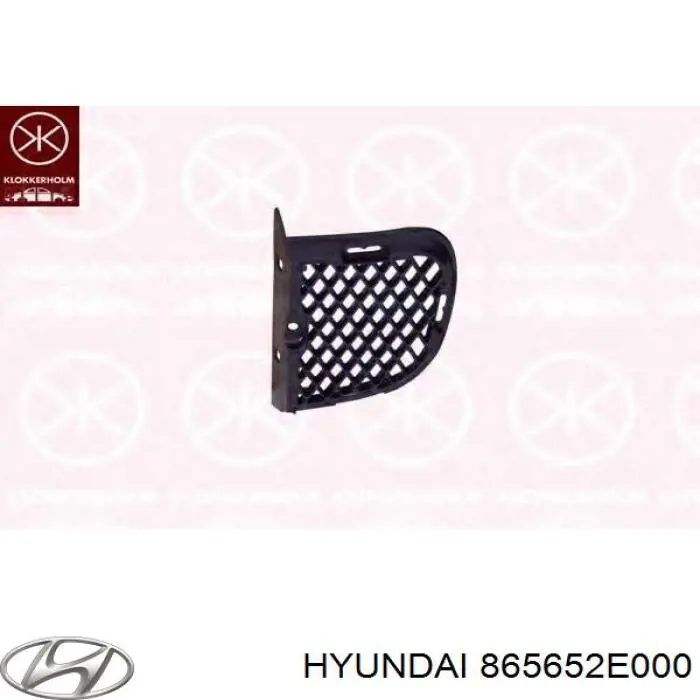 Rejilla de ventilación, parachoques trasero, izquierda para Hyundai Tucson (JM)