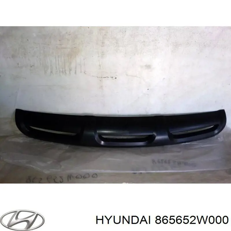 Listón embellecedor/protector, parachoques delantero para Hyundai Santa Fe (DM)