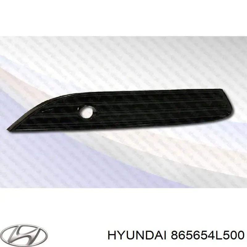 Rejilla de ventilación, parachoques trasero, izquierda para Hyundai SOLARIS (SBR11)