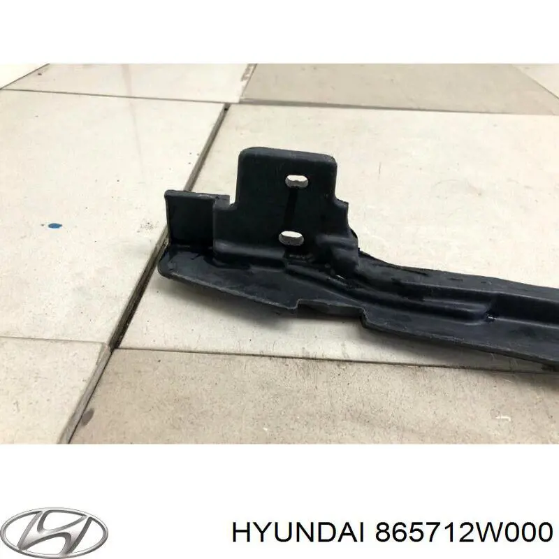 865712W000 Hyundai/Kia refuerzo parachoque delantero