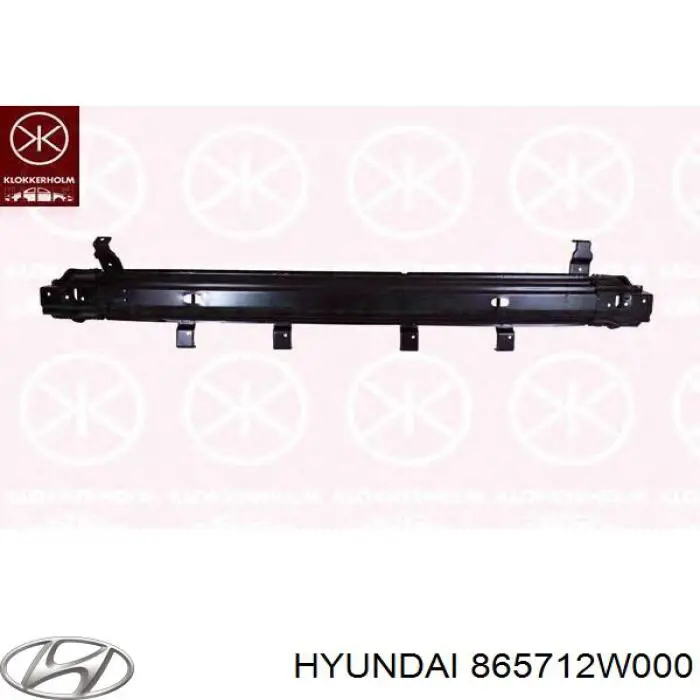 865712W000 Hyundai/Kia Refuerzo parachoque delantero