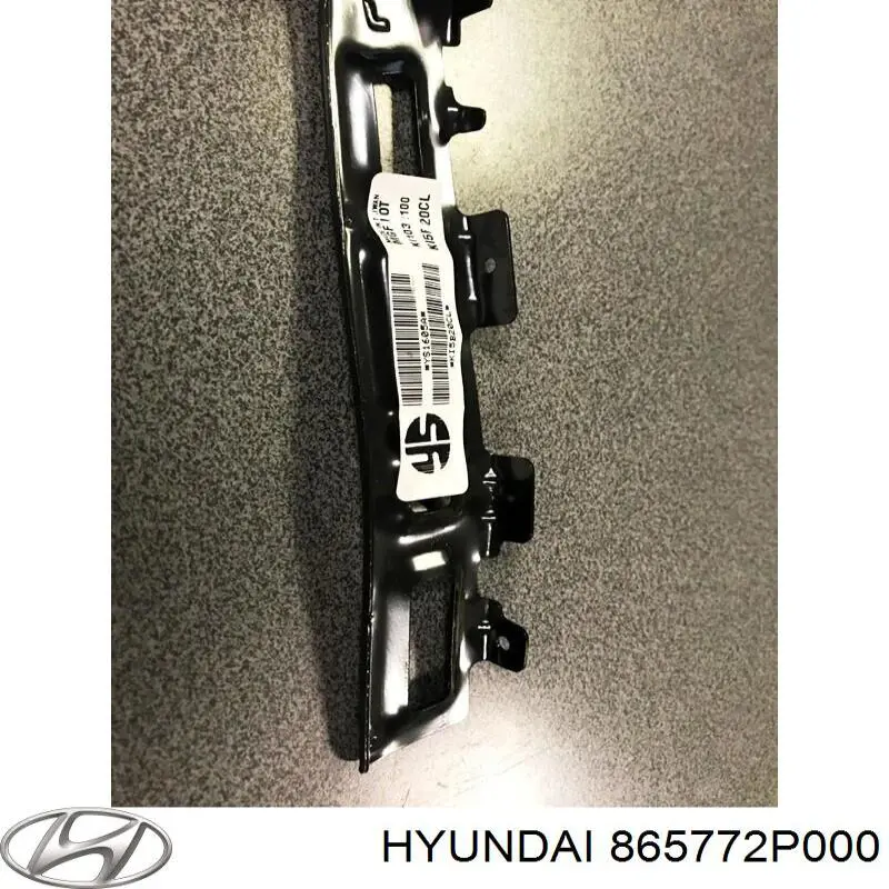 Comprar 865772P000 Hyundai/Kia Soporte exterior izquierdo del parachoques delantero