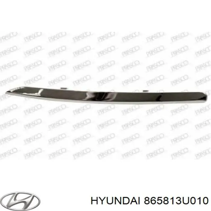 Moldura de parachoques delantera izquierda Hyundai/Kia 865813U010 precio, desde 23,17 EUR