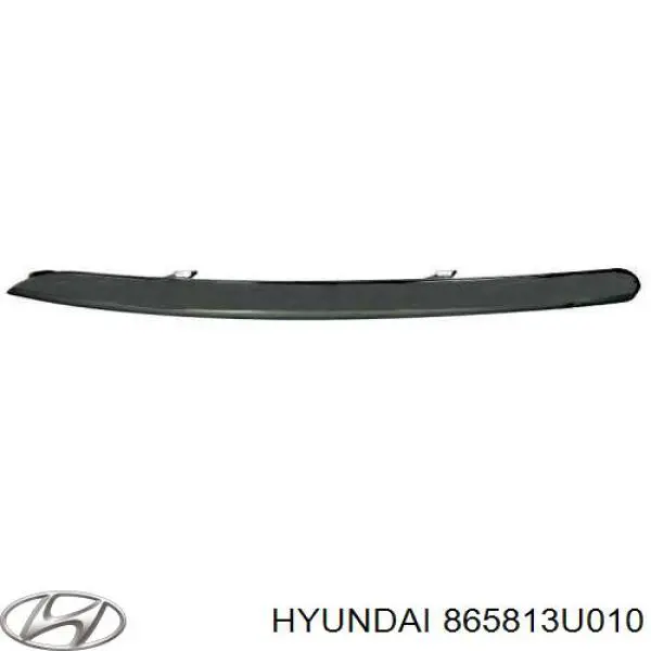 Comprar 865813U010 Hyundai/Kia Moldura de parachoques delantera izquierda