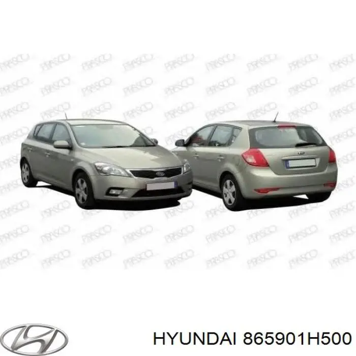 Alerón paragolpes delantero Hyundai/Kia 865901H500 precio, desde 58,97 EUR