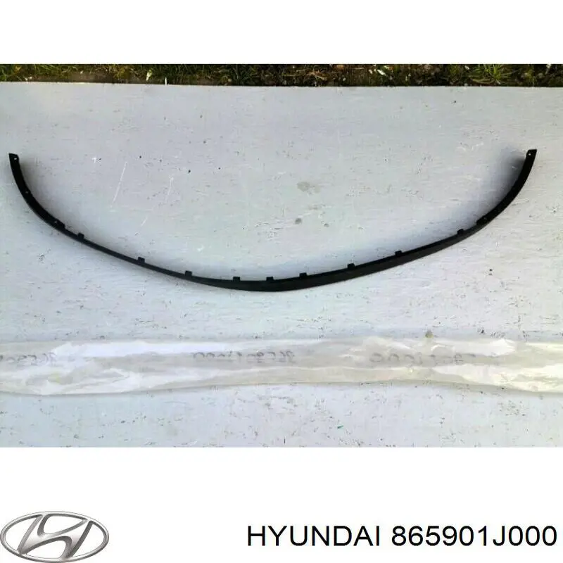 865901J000 Hyundai/Kia moldura de parachoques delantero
