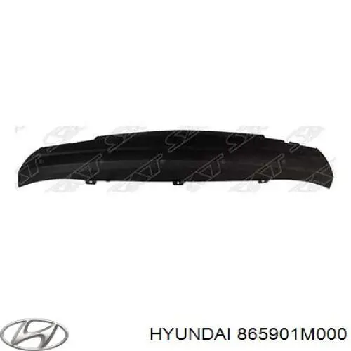 865901M000 Hyundai/Kia moldura de rejilla parachoques delantero inferior