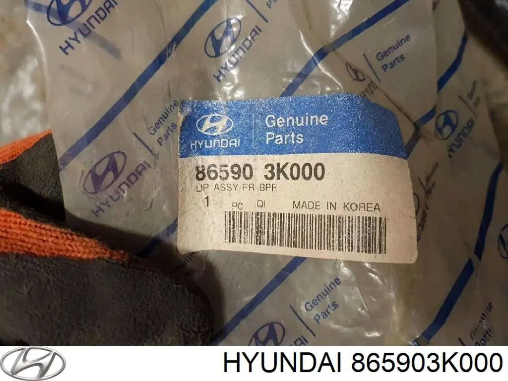 Alerón paragolpes delantero para Hyundai Sonata (NF)