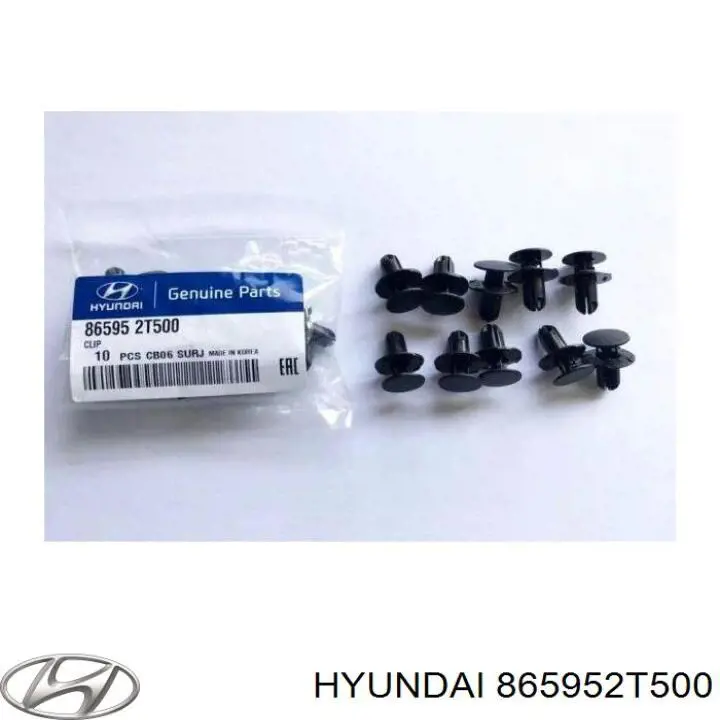 Clips de fijación de pasaruedas de aleta delantera para Hyundai Accent (SB)