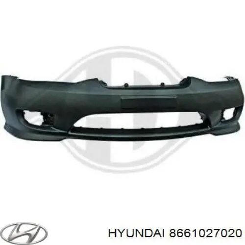 8661027020 Hyundai/Kia parachoques trasero