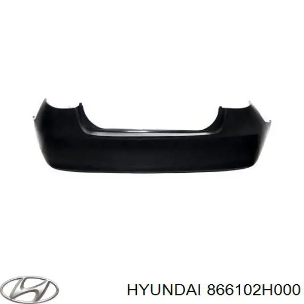 866102H000 Hyundai/Kia parachoques trasero