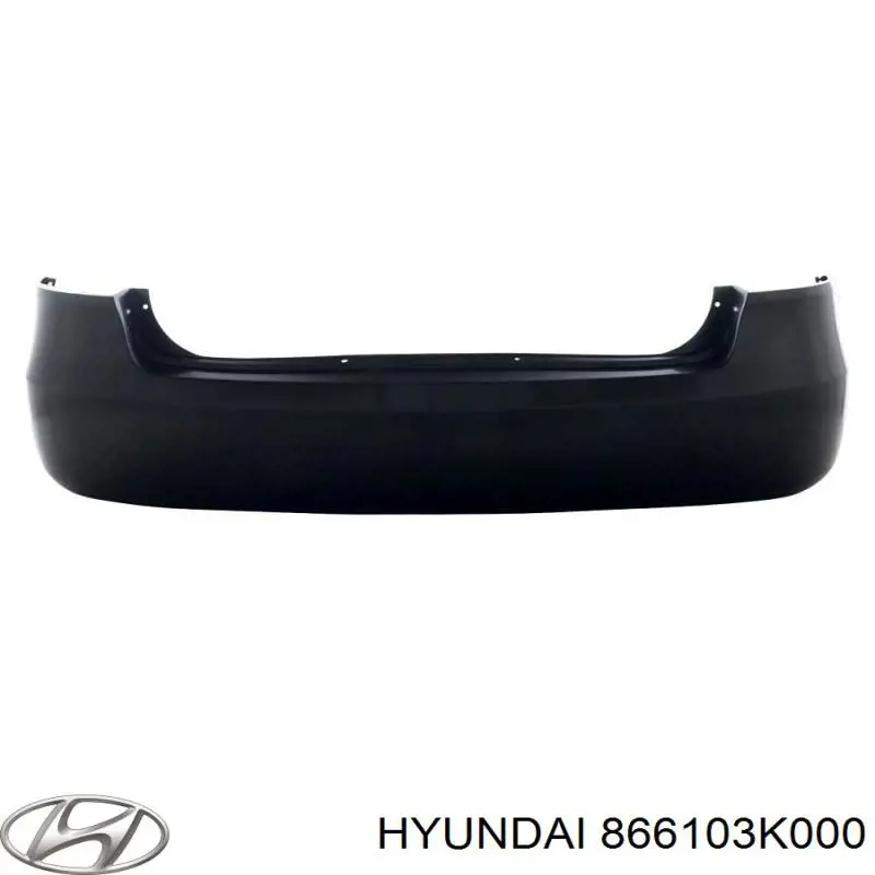 Paragolpes trasero Hyundai Sonata NF