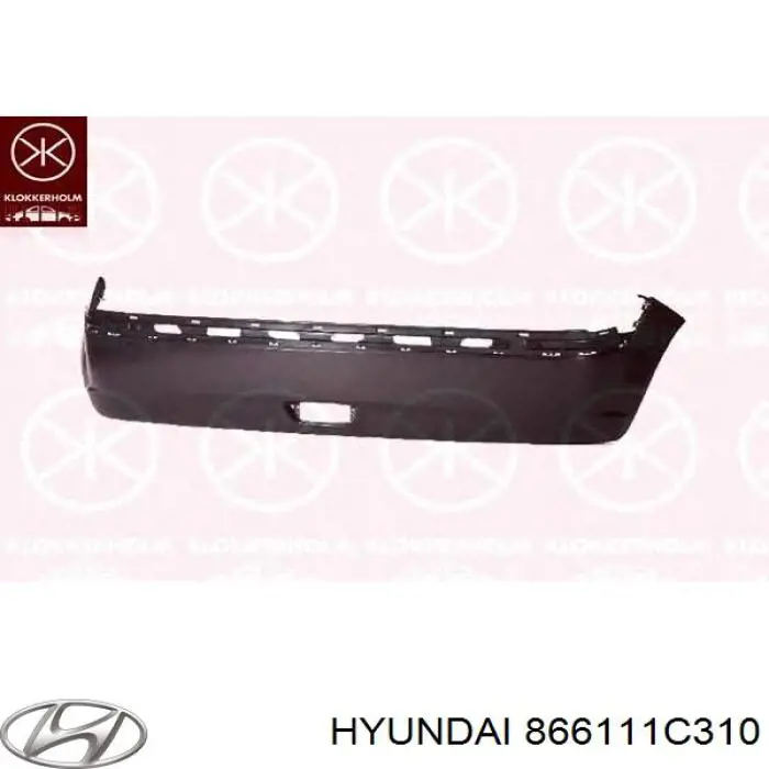 866111C310 Hyundai/Kia Defensa trasero