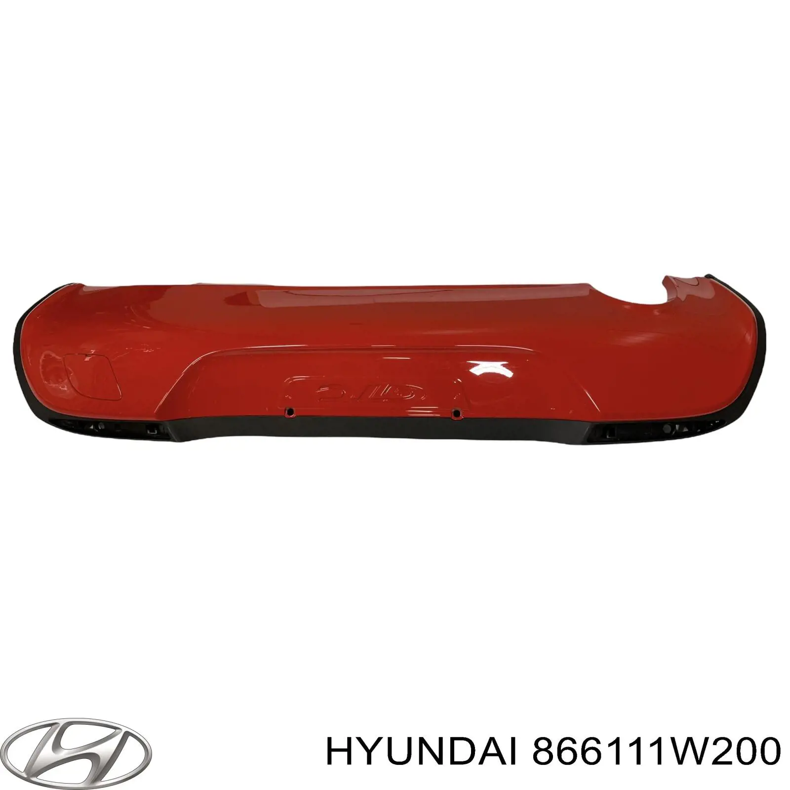 866111W200 Hyundai/Kia parachoques trasero