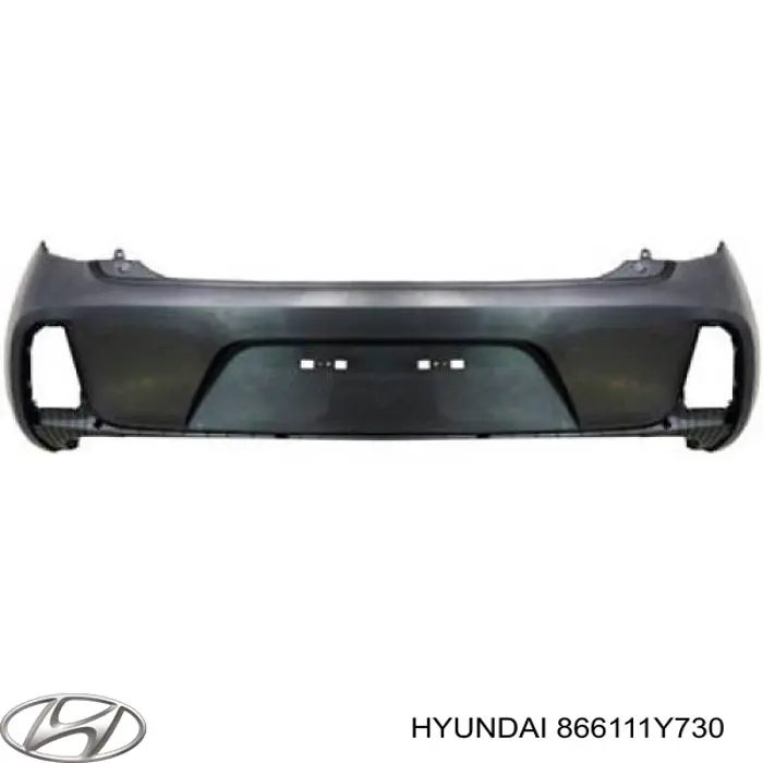 866111Y730 Hyundai/Kia parachoques trasero