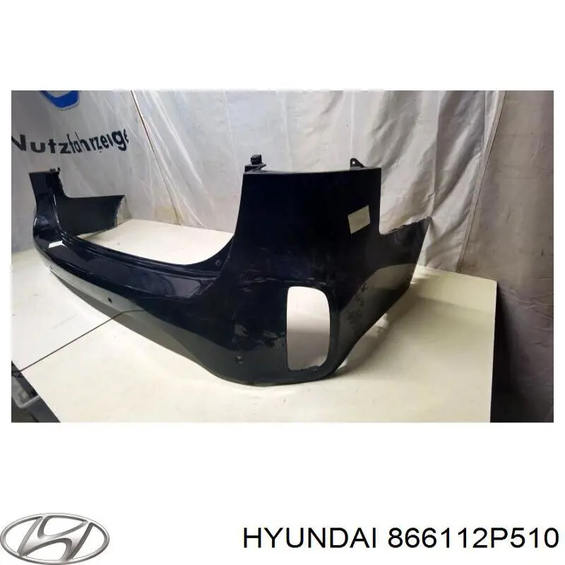 866112P510 Hyundai/Kia parachoques trasero, parte superior