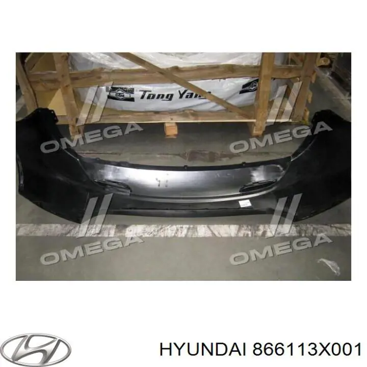 866113X001 Hyundai/Kia parachoques trasero