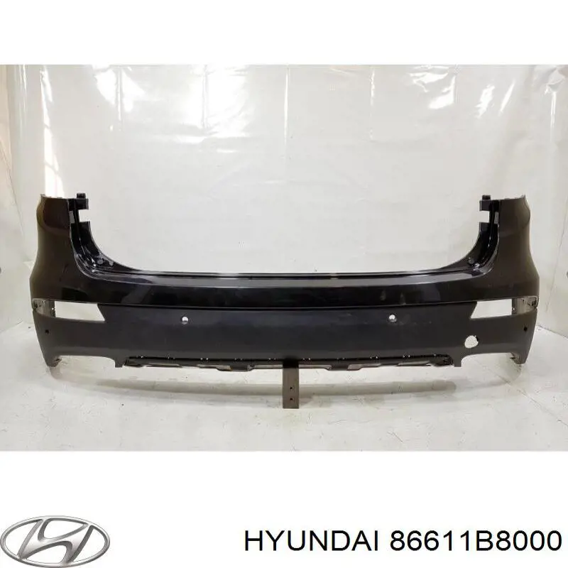 86611B8000 Hyundai/Kia parachoques trasero, parte superior
