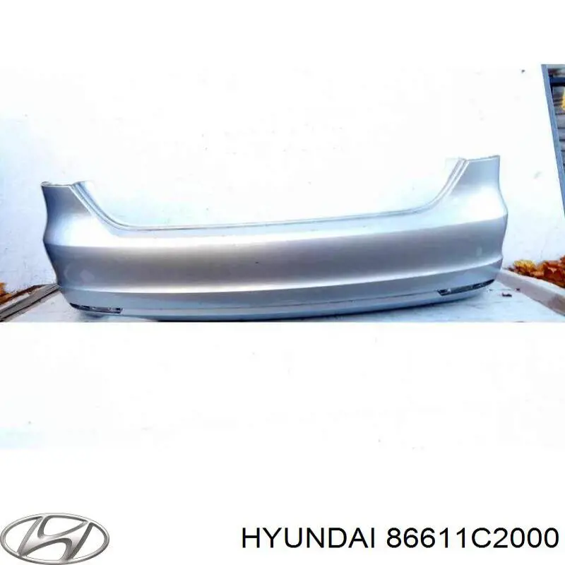 86611C2000 Hyundai/Kia parachoques trasero